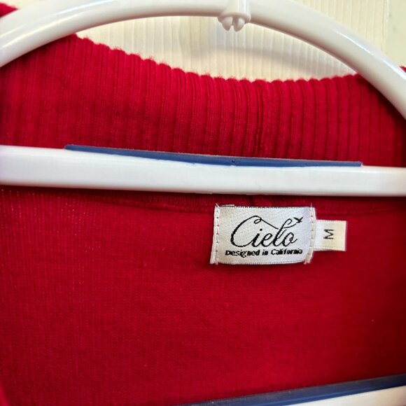 Red Cardigan - Picture 2 of 4